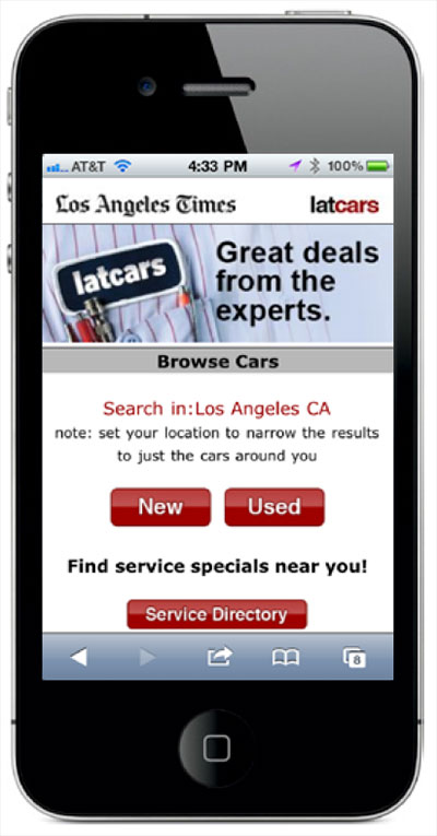 latcars Los Angeles Times Cars