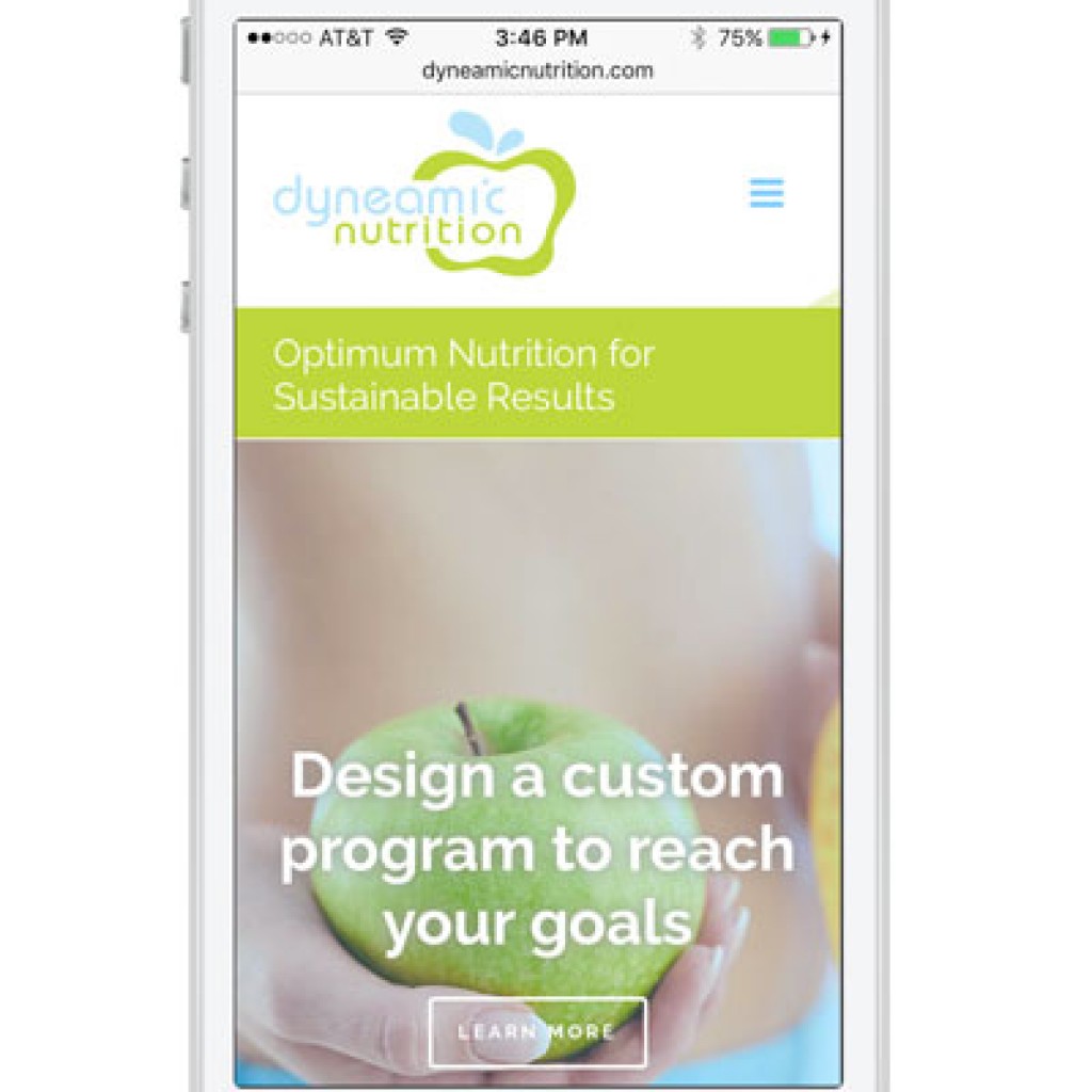 Dyneamic Nutrition on Mobile